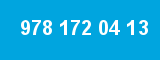 978 172 04 13 978 172 04 13